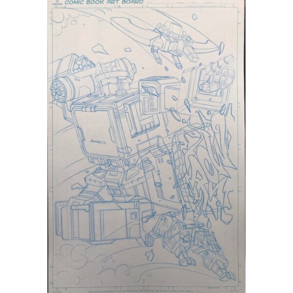 Tranformers Shattered Glass Soundwave Comic Cover Concept Image  (4 of 8)